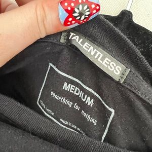 Black Talentless Tshirt